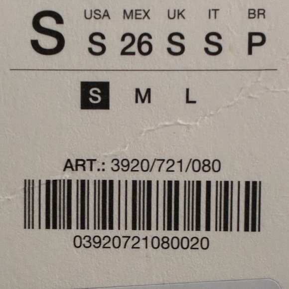 NWT. Zara Raw Blue Sequin Short Skirt. Size S. - Picture 9 of 12